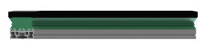 Impact bar 24 angled 300x71