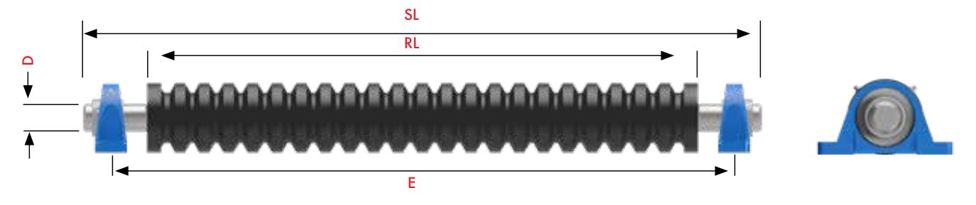 Flat impact live shaft spec